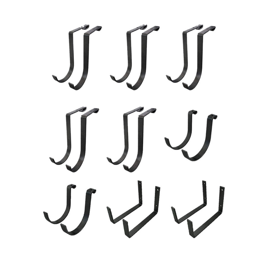 Saferacks MonsterRax Deluxe Garage Storage Rack Hooks Kit - 18 Piece - Senior.com Storage Rack Accessories
